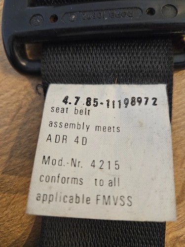 Mercedes-Benz W126 Kit retrattore cintura di sicurezza anteriore sinistra A1268603986 - Foto 4 di 9