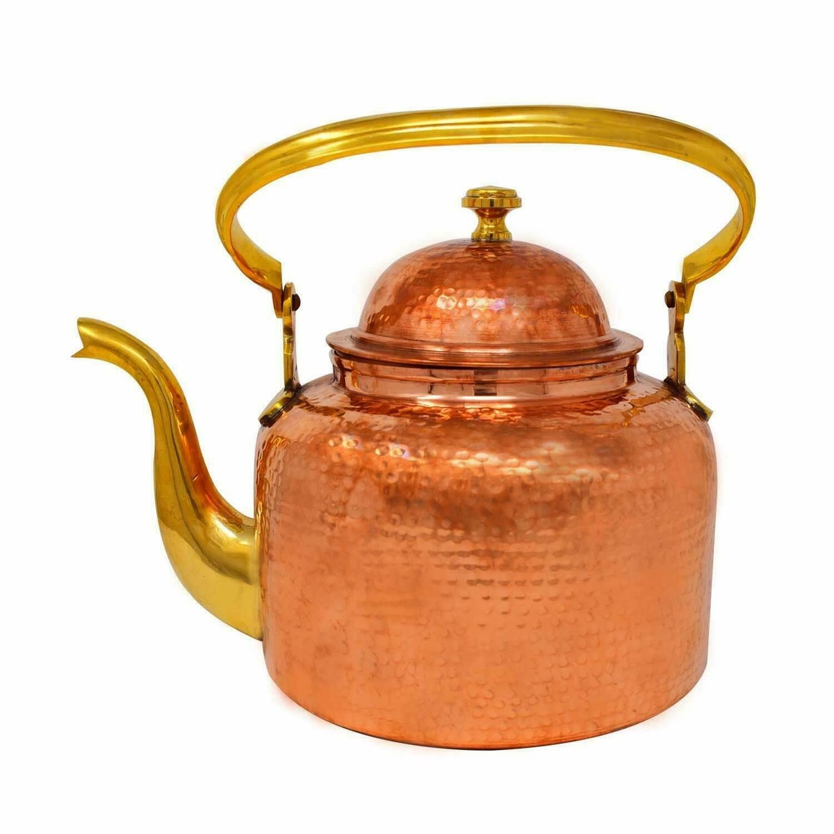 Copper Cauldron Copper Tea Kettle Hammered Copper Teapot Kitchen