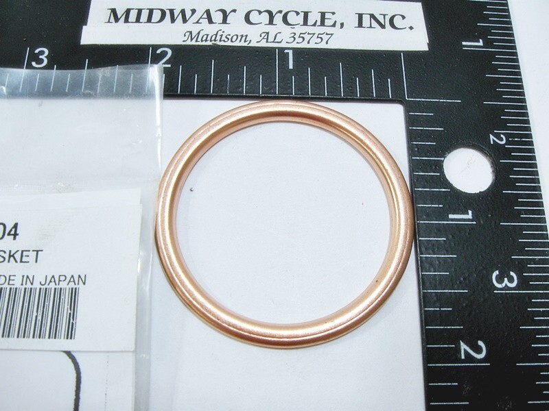 KAWASAKI 76-84 KZ750 84 85 ZX900 VESRAH EXHAUST GASKET VX4004 jh