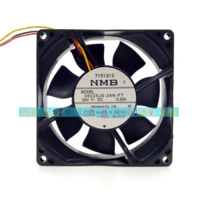 NMB 09225JS-24N-FT 24V 0.2A 9025 9cm 3pin Cooling Fan