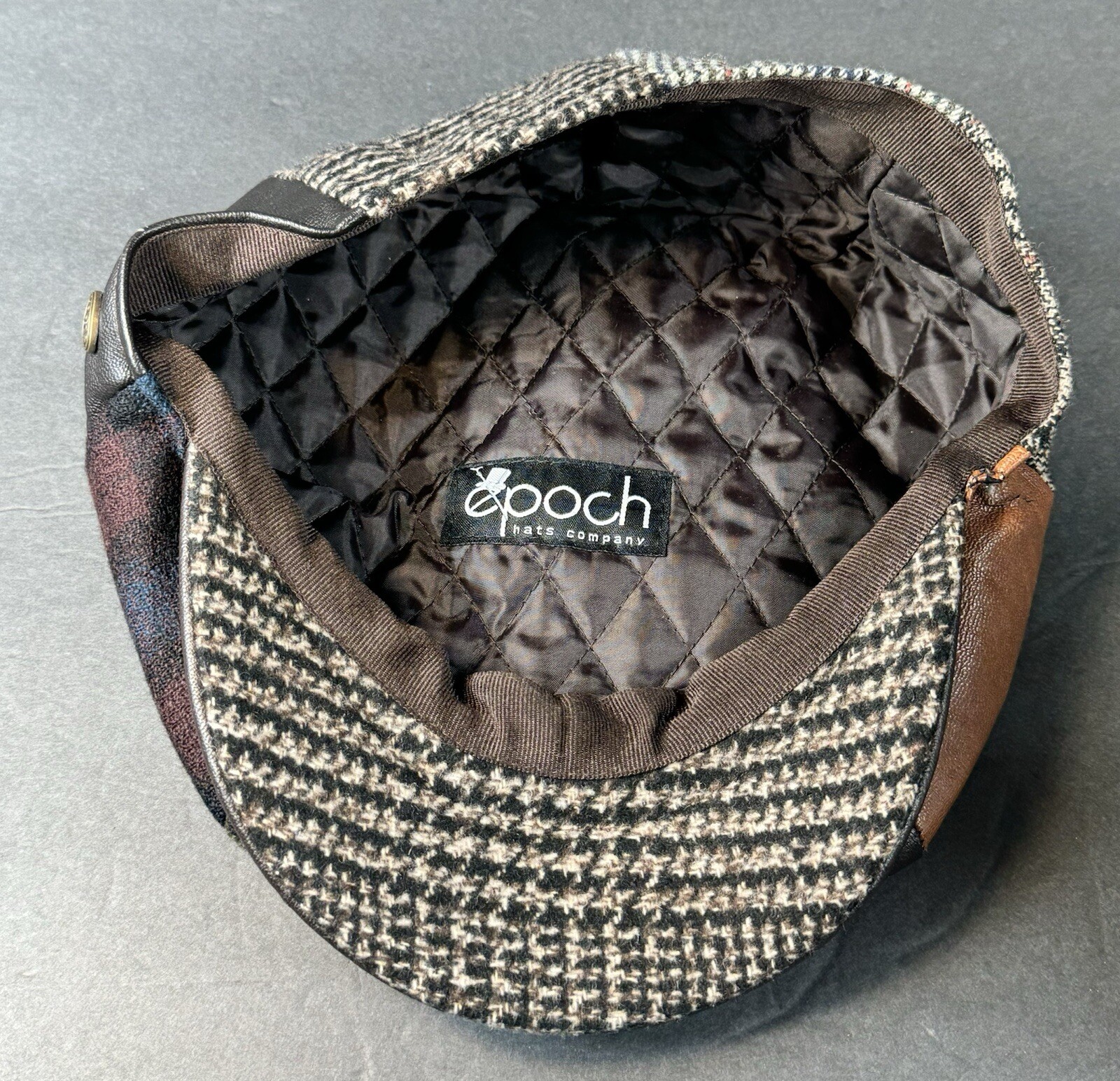 Epoch Mixed Media / Patchwork Design Wool News Bo… - image 9