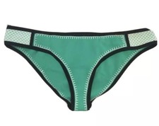 NEW Bar III Swim Bikini Bottom Jade Green Hipster Boho Swimsuit Women's Size XL