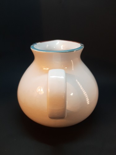 Dansk Stoneware Mesa White Sand Pitcher Made In Portugal Mint - Picture 2 of 8