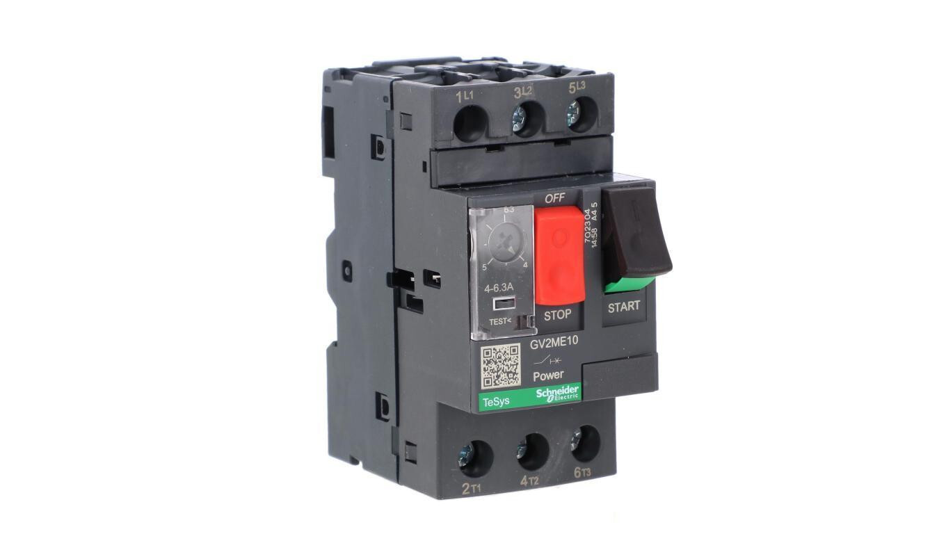 Motor switch 3P 2.2kW 4-6.3A GV2ME10 /T2UK