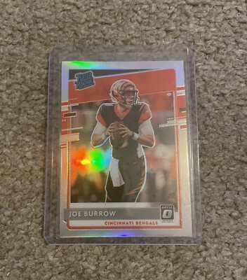 Joe Burrow Optic Rated Rookie Prizm Silver Holo 2019-20