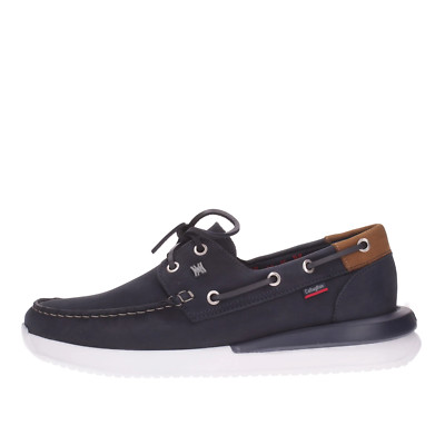 Callaghan Herren Leder Halbschuh Blau 52100 Navy