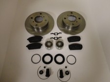Brake Rotors Caliper Kit & Brake Pads Fit Suz...