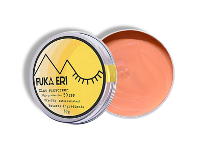 Fuka Eri Tinted Mineral Sunscreen SPF50 100% Non Nano Zinc Vegan Natural New 60g
