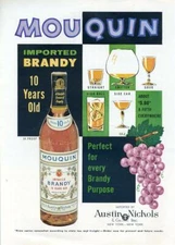 1960 Mouquin PRINT AD Brandy by Austin Nichols