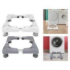 Adjustable Washing Machine Base Laundry Dryers Holder Portable with Sturdy Feet