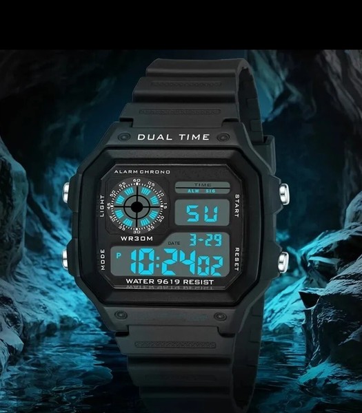 Reloj Digital Deportivo para Hombre - Resistente al Agua