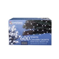The Christmas Workshop 600 Led Chaser String Lights Bright White The Christmas Workshop 600 Led Chaser String Lights Bright White