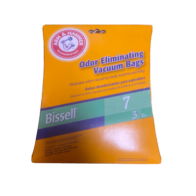  Arm & Hammer Bissell 7 Odor Eliminating  Vacuum Bags (3 Pk)  #62615A NEW SEALED