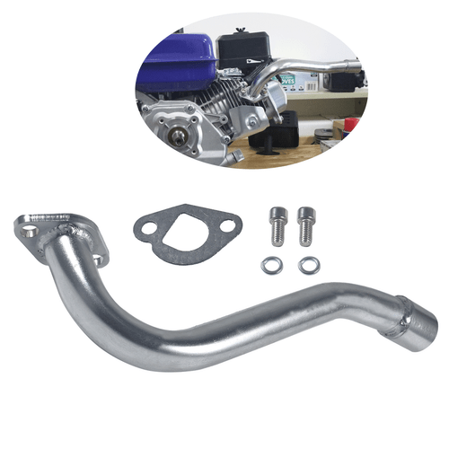 Exhaust Pipe Header For 212cc Predator 212cc Honda GX160 GX200 Go Kart - Picture 1 of 9