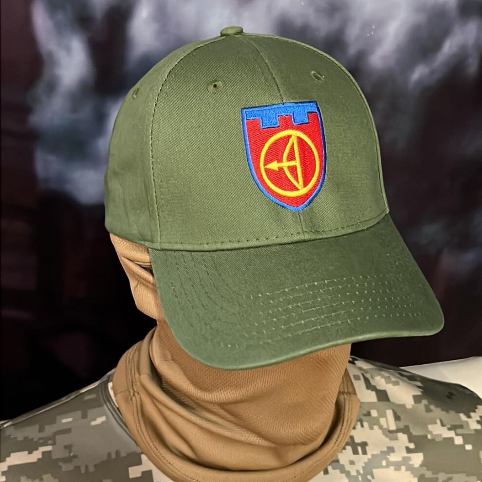 Baseball cap 112 OBrTro olive💛💙-image