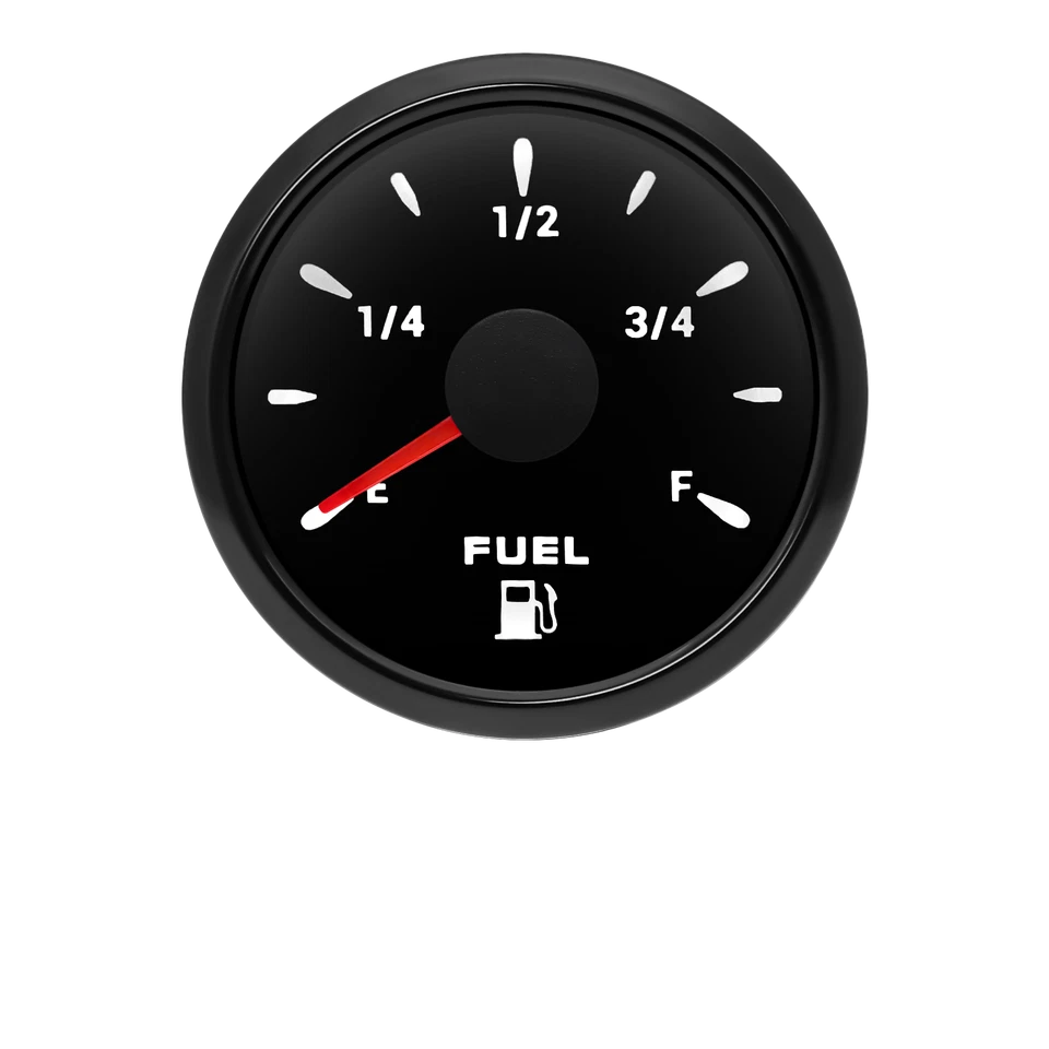 6 Gauge Set 85mm GPS Speedo&Tacho&52mm Fuel Level Water Temp Oil Pressure Volt - Image 4 of 4