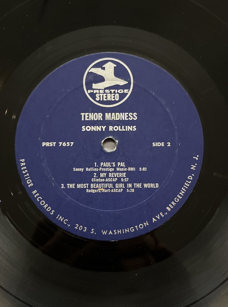SONNY ROLLINS TENOR MADNESS LP-Prestige PR-7657/VAN GELDER- Play