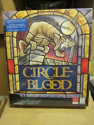Virgin Lucas Circle of Blood Big Box Game MAC RARE NEW IN BOX SEALED NIB RARE