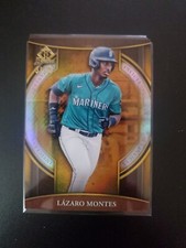 2023 Bowman Baseball Lazaro Montes Gold Invicta /50 Mariners BI-13