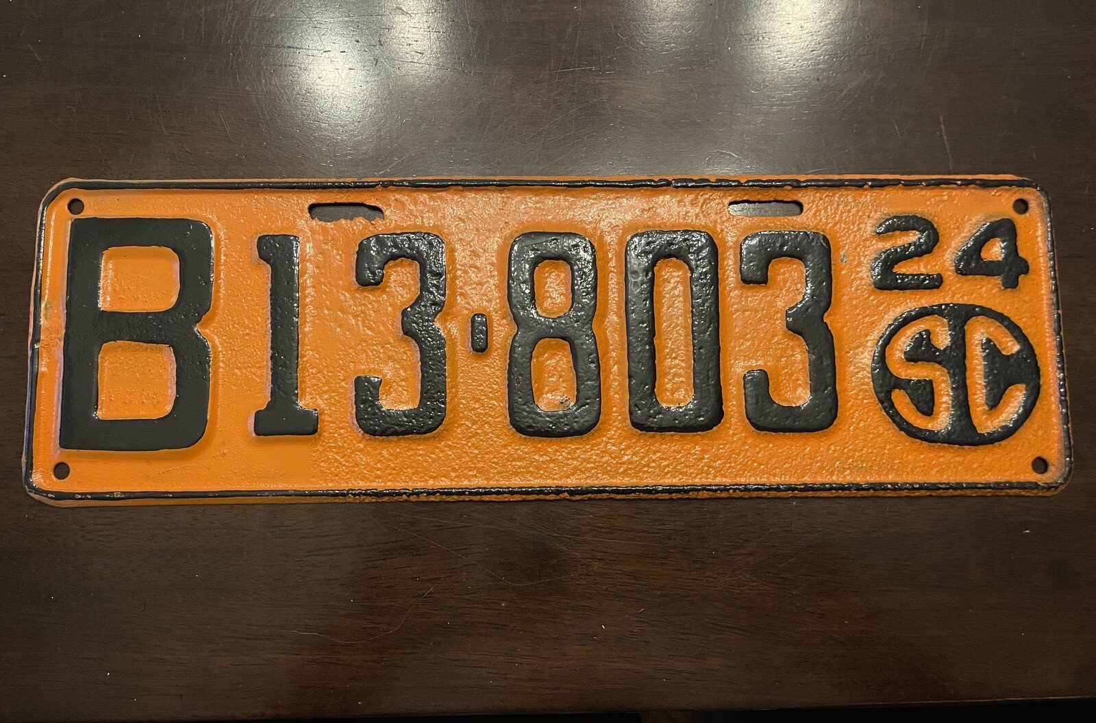 1924 South Carolina vintage car tag license plate eBay