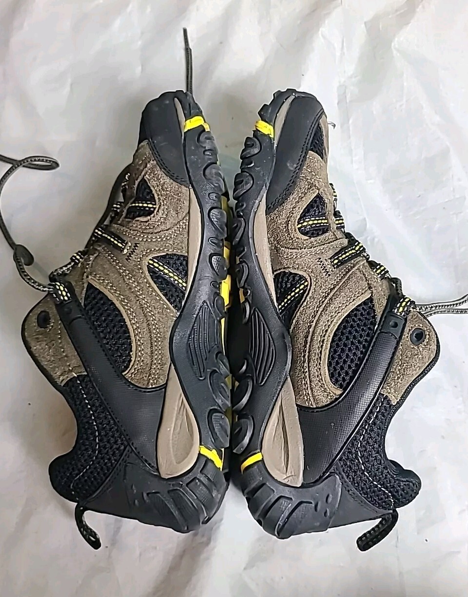 SAOLA Merrell Yakota 2 scarpe da trekking uomo taglia 8 donna 10 scamosciate trail boulder giallo