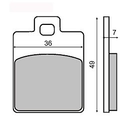 Pack 4 Plaquettes De Frein Avant + 2 Arrière Pour Gilera GP 800 - Pièce Générique Neuve