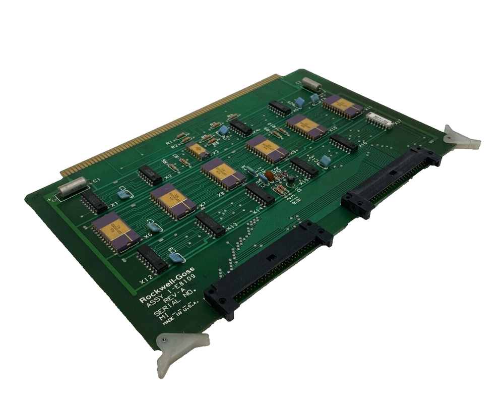 Rockwell-Goss 1-E8109 Component Board Rev-A 1E8109 Fully Repaired