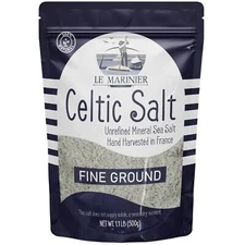 tLight Grey Celtic Sea Salt Natural No Additives Hand Harvested Resealable Bag