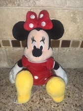 Disney Store Minnie Mouse Plush - Red - Mini Bean Bag - 9 1/4'' 402