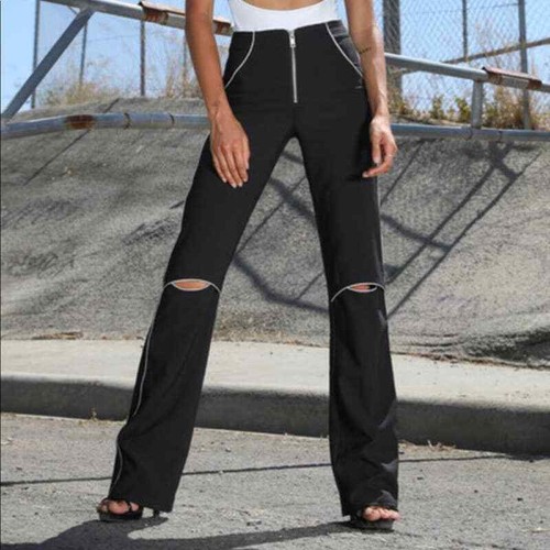 I.AM.GIA Euphoria Black Jet Pants Knee 
