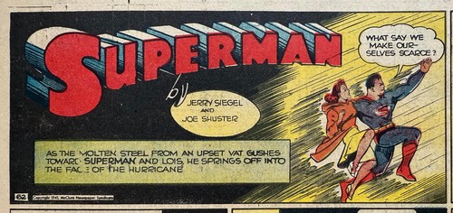 SUPERMAN Sunday Page #62 - Comienza la saga LEX LUTHOR - 5 de enero de 1941 - RARO - Imagen 2 de 4