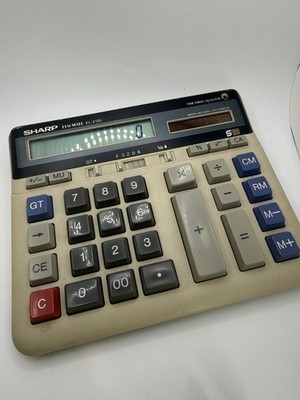 Vintage Sharp EL-2135 ELSI MATE 12-Digit Calculator Tested Works