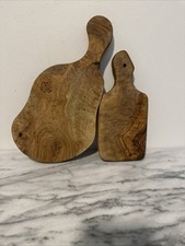 Vintage Burlwood Cutting Board Free Form Shap...