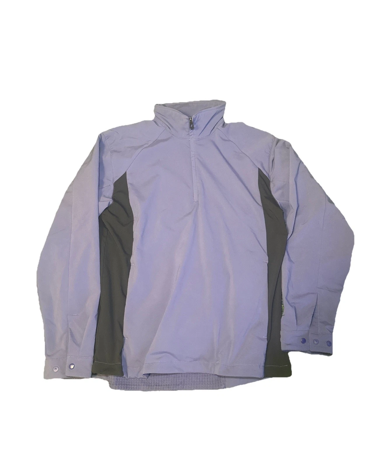 Nike Golf Jacket Adult SizeLarge Windbreaker Half Zip Dark Purple Long Sleeve