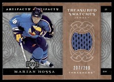 2007-08 Upper Deck Artifacts Treasured Swatches Marian Hossa Jersey 207/299