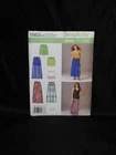 Simplicity 1663 Sizes 4-12 Skirt Wide Leg Pants Sewing Pattern Easy To Sew Uncut