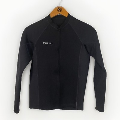 O'NEILL NWT Men s Reactor 2 1.5mm Black Wetsuit Jacket Front Zip Surfing S NEW