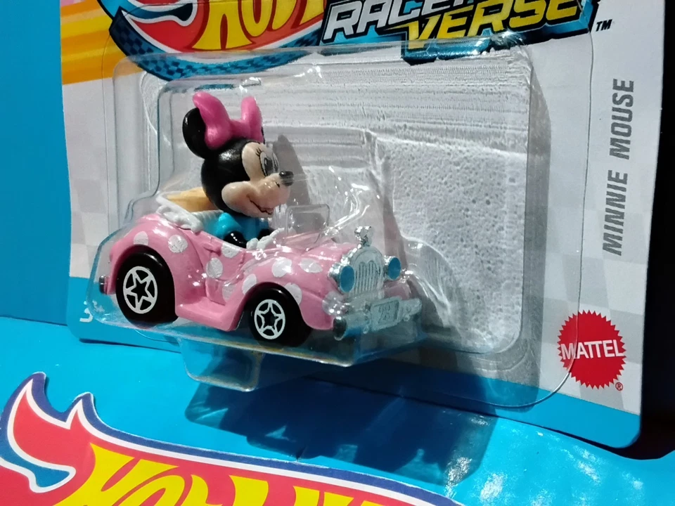 2025 HOT WHEELS NEW RACER VERSE MINNI MOUSE DISNEY MICKEY MOUSE AND FRIENDS - Image 4 of 4