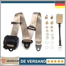 3 punkt gurt Sicherheitsgurt + E Prüfung Dreipunktgurt Beige Für Audi A3 373cm