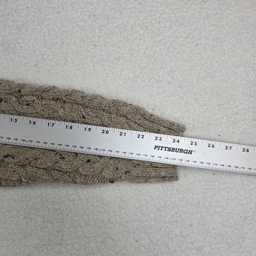 VTG LL Bean Irish Fisherman's cable-knit sweater Three Button Mock Neck Size XL by L.L. Bean, Size XL, $95 - Photo 8