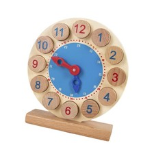 Analog Teaching Clock Practice Learning Time for Children Primary Elementary