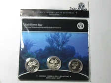2020 P D S ATB Salt River Bay Nat. Historical Park 3 PC Quarter Set - #11313-25