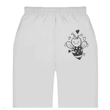 'Love Heart Bee' Adult Sweatpants / Joggers (JO034456)