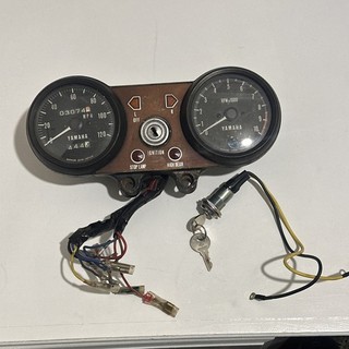 Yamaha RD350 RD250 Speedometer Speedo Tach Tachometer Gauge Vintage