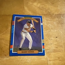 Donruss 1991 Diamond Kings Barry Bonds #4 Pittsburgh Pirates MLB Baseball Card