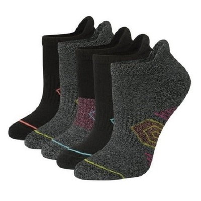 Hanes Women's Absolute Comfort No Show Tab Socks 5 pair Shoe Size 5-9