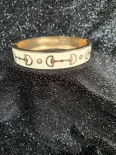 Fornash Enamel Hinged Bangle Bracelet