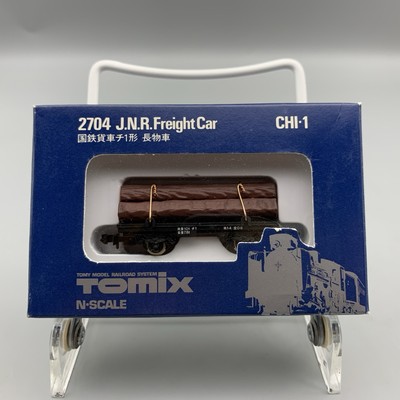 Vintage Tomix 2704 JNR Freight Car CHI-1 Logging Flatcar Japan Unused RARE