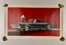 1967 Oldsmobile Cutlass Supreme Dealership Poster 17 X 27