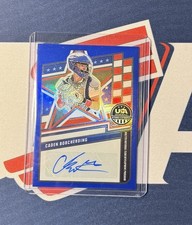 2026 USA Stars & Stripes Panini Prizm Caden Borcherding Blue Auto 16/49